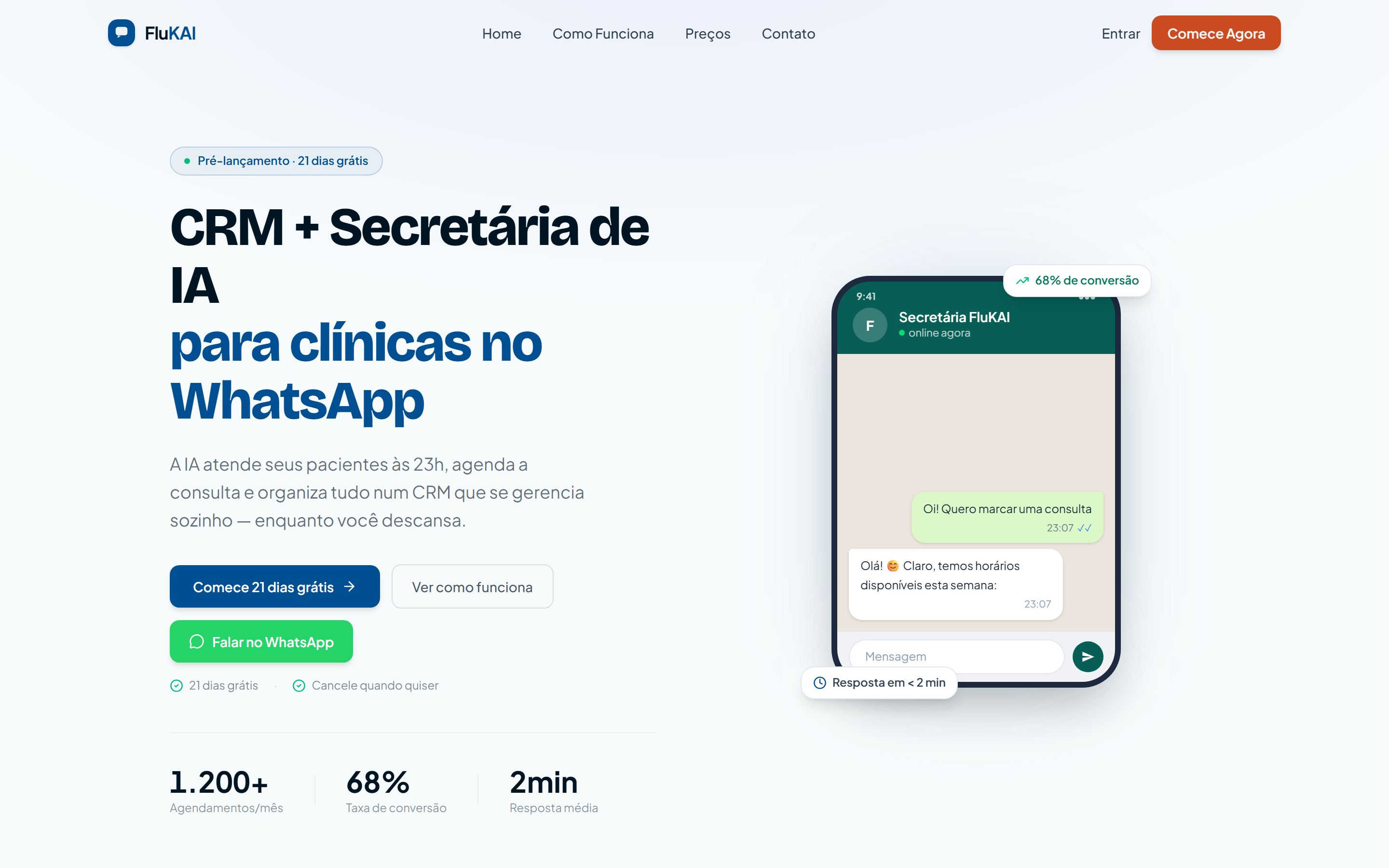 Projeto Flukai, exemplo de site para produtos e plataformas